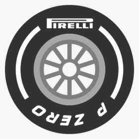 F1 Tire Pirelli Pzero White - Pirelli P Zero Logo, HD Png Download, Transparent PNG