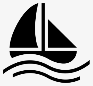 Ship Svg Sailing - Boat Icon Png, Transparent Png, Transparent PNG