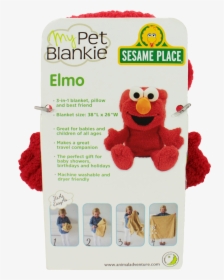 Sesame Street S Elmo My Pet Blankie Fleece Blankie - Sesame Street Sign, HD Png Download, Transparent PNG