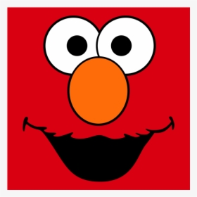 Face Clipart Elmo - Elmo Face Clipart, HD Png Download, Transparent PNG