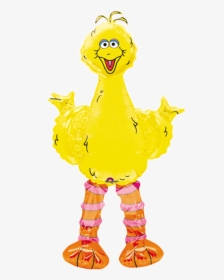Big Bird Elmo Cookie Monster Abby Cadabby Balloon - Big Bird Gif Transparent Gif, HD Png Download, Transparent PNG