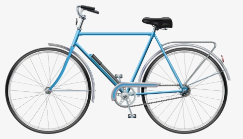 Blue Bicycle Png Clip Art, Transparent Png, Transparent PNG