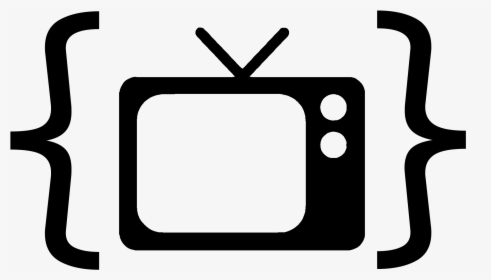 Backet Show Logo - Tv Clipart Black And White, HD Png Download, Transparent PNG