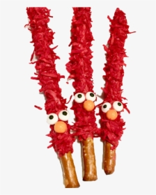 Individually Wrapped, Elmo Inspired Chocolate Covered - Sesame Street Chocolate Covered Pretzels, HD Png Download, Transparent PNG