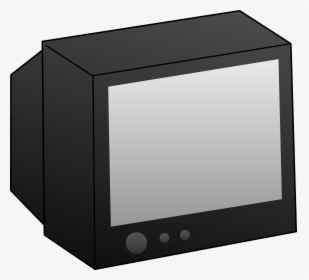 Television Clip Art - Black Television Clipart, HD Png Download, Transparent PNG