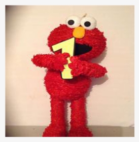 Elmo First Birthday Pinata In Houston - Cardinal, HD Png Download, Transparent PNG