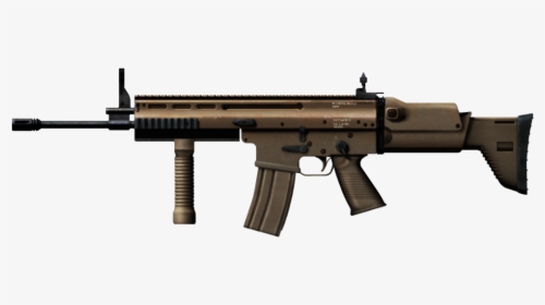 Scar Assault Rifle Png - Scar Gun Transparent Background, Png Download, Transparent PNG