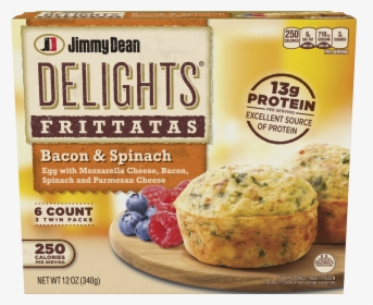 Jimmy Dean Bacon And Spinach Frittatas, HD Png Download, Transparent PNG