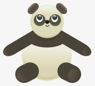 Panda Stuffed Bear Svg Clip Arts - Panda Bear Clip Art, HD Png Download, Transparent PNG