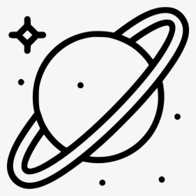 Saturn - White Saturn Png, Transparent Png, Transparent PNG
