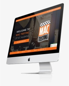 Imac Mock Up Of Mac Testing Of St Albans - Mac Mock Up, HD Png Download, Transparent PNG