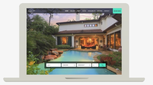 Vacation House Website, HD Png Download, Transparent PNG