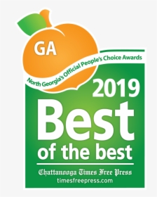 Bob Nga Standard 2019 - Chattanooga Times Free Press Best Of The Best In Ga, HD Png Download, Transparent PNG