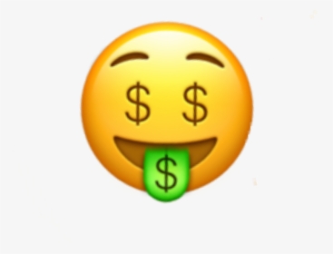 #money #face #emoji #moneyeyes #eyes #iphone #sticker - Money Face Emoji Png, Transparent Png, Transparent PNG
