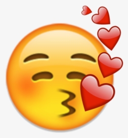 Blushing Kissing Emoji Clipart , Png Download - Emoji Iphone, Transparent Png, Transparent PNG