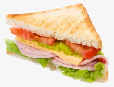 Burger And Sandwich Png Background - Triangle Shaped Food Items, Transparent Png, Transparent PNG