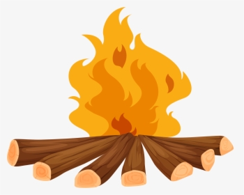 Campfire Bonfire Clip Art - Cartoon Campfire Png, Transparent Png, Transparent PNG