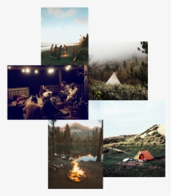 Campfire - Collage, HD Png Download, Transparent PNG