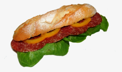 Salami Sandwich Transparent, HD Png Download, Transparent PNG
