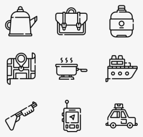 Camping - Work Icons, HD Png Download, Transparent PNG