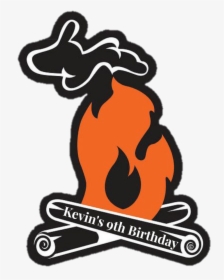 Kevin S 9th Birthday Up North - Campfire Michigan Decal, HD Png Download, Transparent PNG