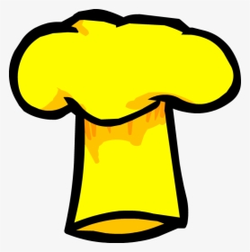 Transparent Bakers Hat Clipart - Chef Hat Clipart Yellow, HD Png Download, Transparent PNG