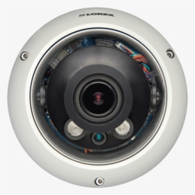 2k Super Hd Vandal Proof Outdoor Security Dome Camera - Camera Lens, HD Png Download, Transparent PNG