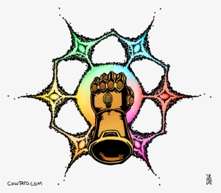 Infinity Gauntlet - Gauntlet Of Infinity Tatto, HD Png Download, Transparent PNG