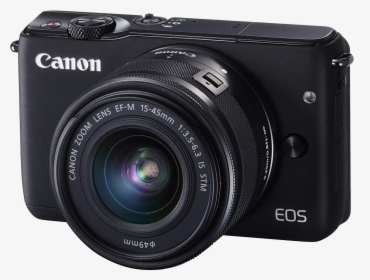 Canon Camera Png Free Background - Canon Eos M10 Review, Transparent Png, Transparent PNG