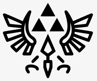 The Triforce - Video Game Symbol Art, HD Png Download, Transparent PNG