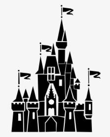 Transparent Disney Castle Png , Png Download - Disney World Magic Kingdom Logo, Png Download, Transparent PNG