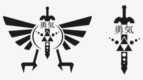 Triforce The Legend Of Zelda - Zelda Triforce Tattoo Designs, HD Png Download, Transparent PNG
