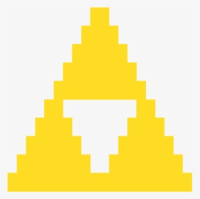 8 Bit Triforce Png Vector Free Library - Link To The Past Triforce, Transparent Png, Transparent PNG