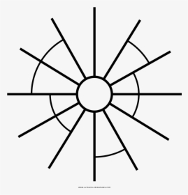 Shattered Glass Coloring Page - Circle Tic Tac Toe, HD Png Download, Transparent PNG