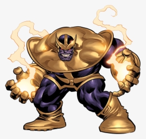 Infinity Gauntlet Saga Graphic Novel Reviews - Thanos Mike Deodato, HD Png Download, Transparent PNG