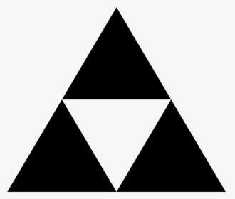 The Icon Is A Depiction Of The Triforce, A Game Element - Sierpinski Triangle First Iteration, HD Png Download, Transparent PNG
