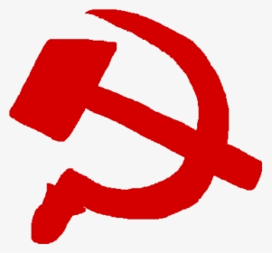 Red Hammer And Sickle - Hammer And Sickle Png, Transparent Png, Transparent PNG