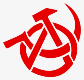 Hammer And Sickle Circle , Png Download - Anarchist Hammer And Sickle, Transparent Png, Transparent PNG