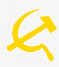 Black And Yellow Hammer And Sickle, HD Png Download, Transparent PNG