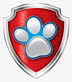 Paw Badge Png Dogs - Paw Patrol Paw Badge, Transparent Png, Transparent PNG