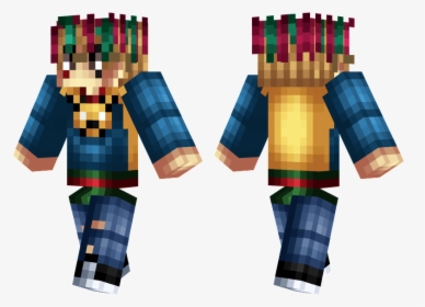 Minecraft Neon Blue Skin, HD Png Download, Transparent PNG