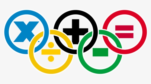 Transparent Olympic Rings Png - Math Olympics Logo, Png Download, Transparent PNG