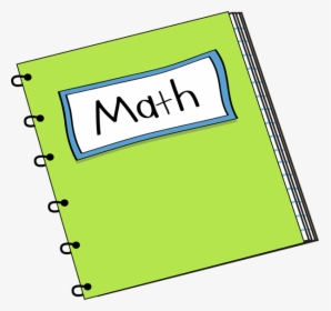 Math Book Clipart Clip - Math Notebook Clip Art, HD Png Download, Transparent PNG