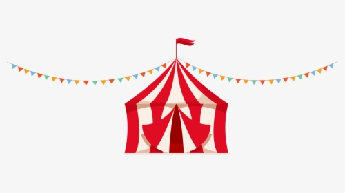 Carnival Tent Vector At Free For Personal Use Transparent - Transparent Circus Tent Vector, HD Png Download, Transparent PNG