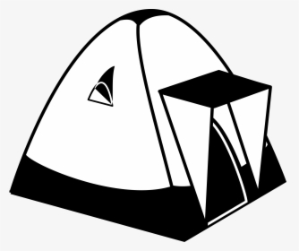 Dome Tent Image Png Clipart - Camping Clipart Black And White, Transparent Png, Transparent PNG