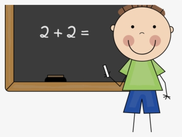 Mathematics Clipart Math Stuff - Boy Doing Math Clipart, HD Png Download, Transparent PNG