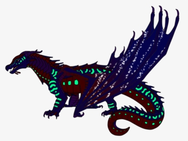 Wof Sea/sky/night Adopt - Wings Of Fire Seawing Oc, HD Png Download, Transparent PNG
