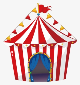Tent Circus Carnival Illustration - Carnival Tent Clipart Png, Transparent Png, Transparent PNG