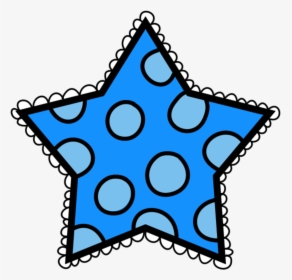 Dont Miss Cliparts - Polka Dot Star Clipart, HD Png Download, Transparent PNG