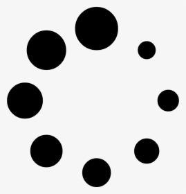 Spinner Of Dots - Spinner Svg, HD Png Download, Transparent PNG